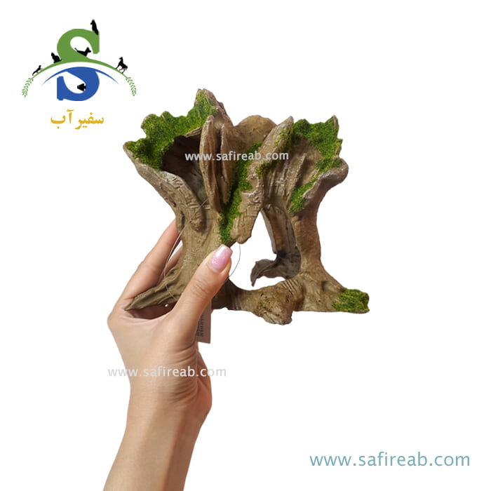 دکوری آکواریوم طرح کنده خرگوشی کد S-29 - Image 2