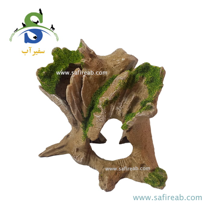 دکوری آکواریوم طرح کنده خرگوشی کد S-29 - Image 3