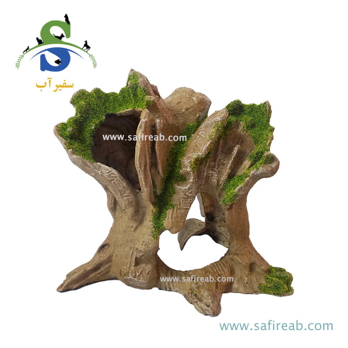 دکوری آکواریوم طرح کنده خرگوشی کد S-29