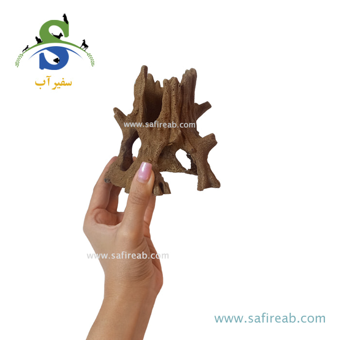 دکوری آکواریوم طرح کنده گوپی کد S-34 - Image 2