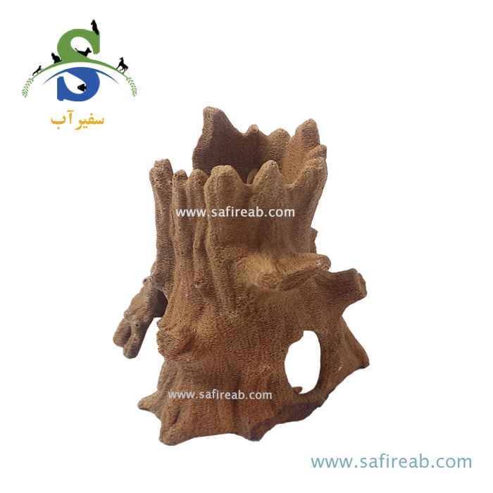 دکوری آکواریوم طرح کنده گوپی کد S-34 - Image 3