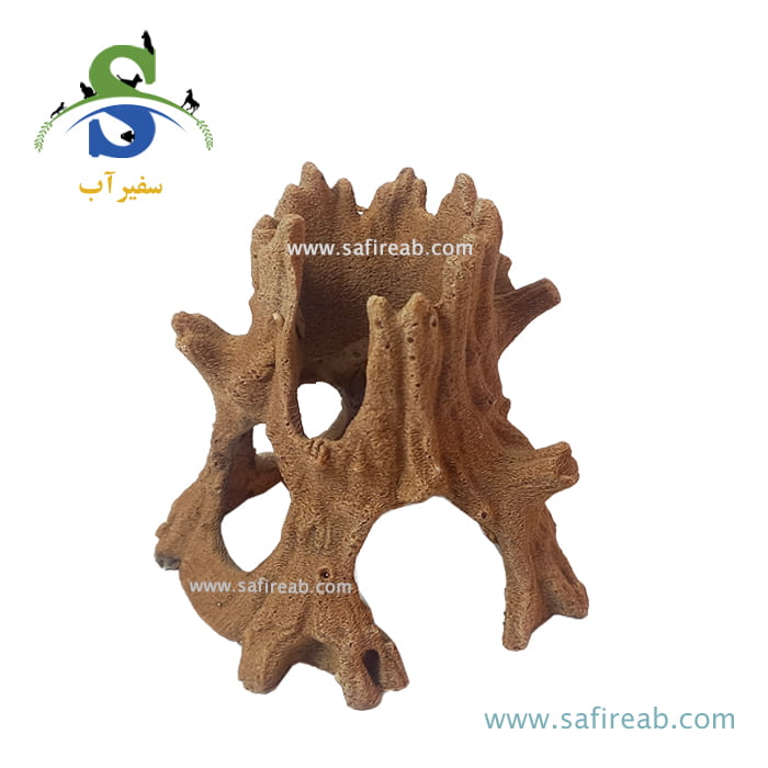 دکوری آکواریوم طرح کنده گوپی کد S-34