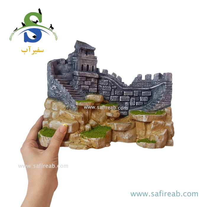 دکوری آکواریوم و تراریوم طرح دیوار چینی کد T-16 - Image 2
