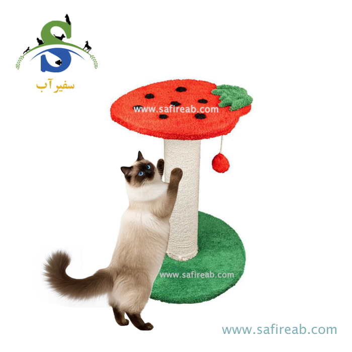 اسکرچر درختی گربه مدل توت فرنگی جیمبو - Image 2