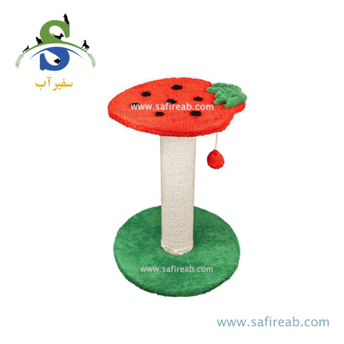 اسکرچر درختی گربه مدل توت فرنگی جیمبو