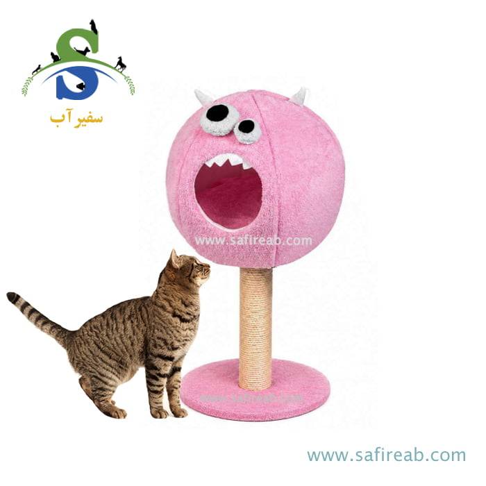 اسکرچر درختی گربه مدل پینکی پاف جیمبو - Image 2